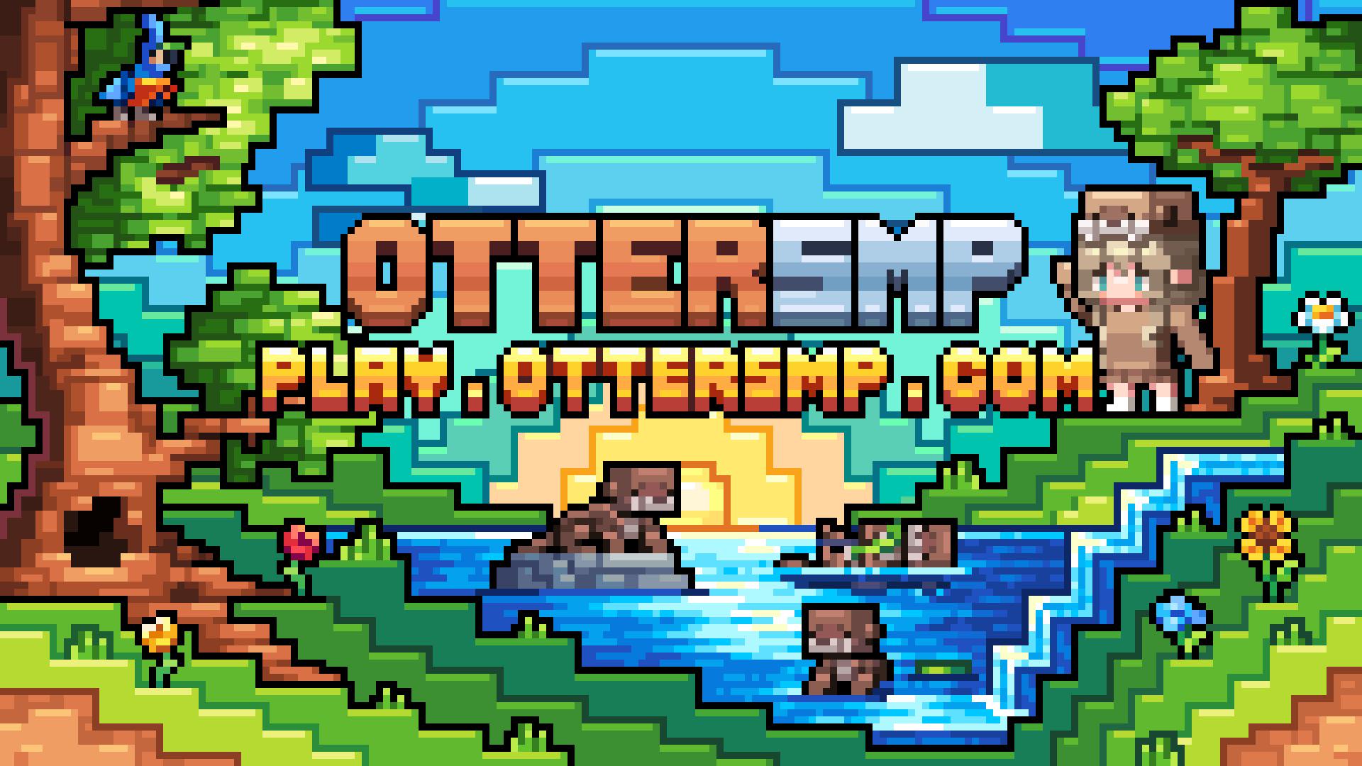 Discovery splash banner for Otter SMP Discord server