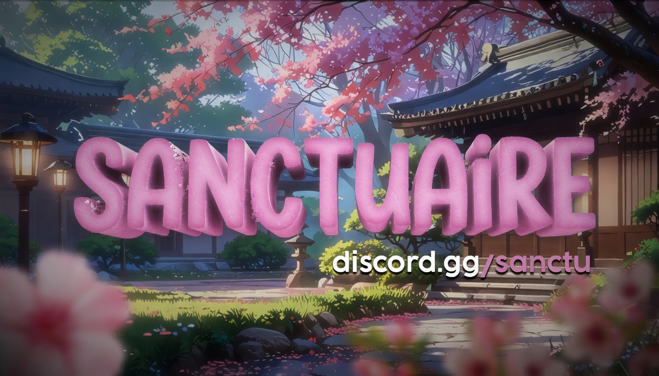 Discovery splash banner for Le Sanctuaire 🏯 Discord server