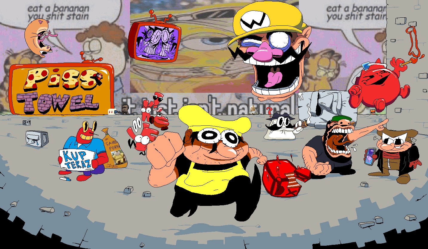 Discovery splash banner for Pizza Tower Repainted Discord server