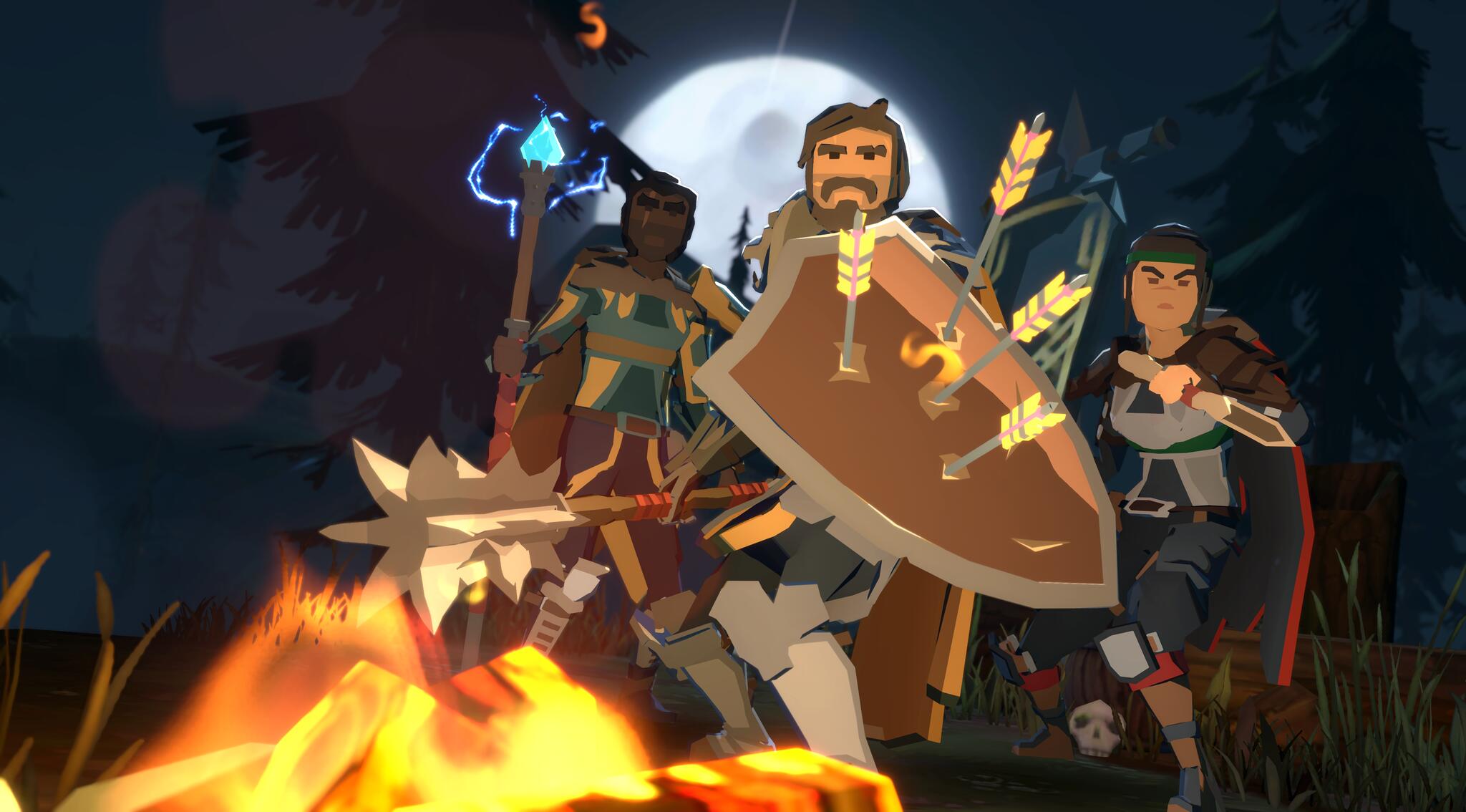Discovery splash banner for Idle Dungeon Raiders Discord server