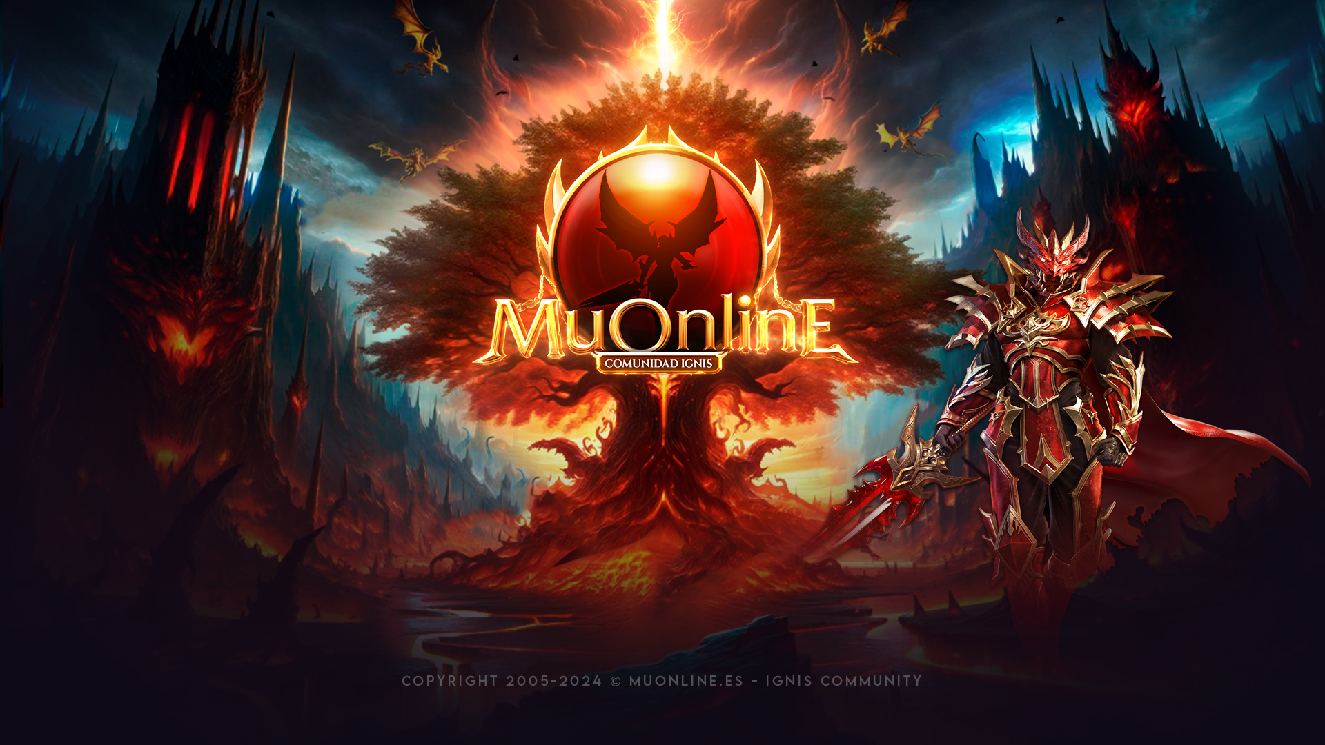 Discovery splash banner for MuOnline.es Discord server