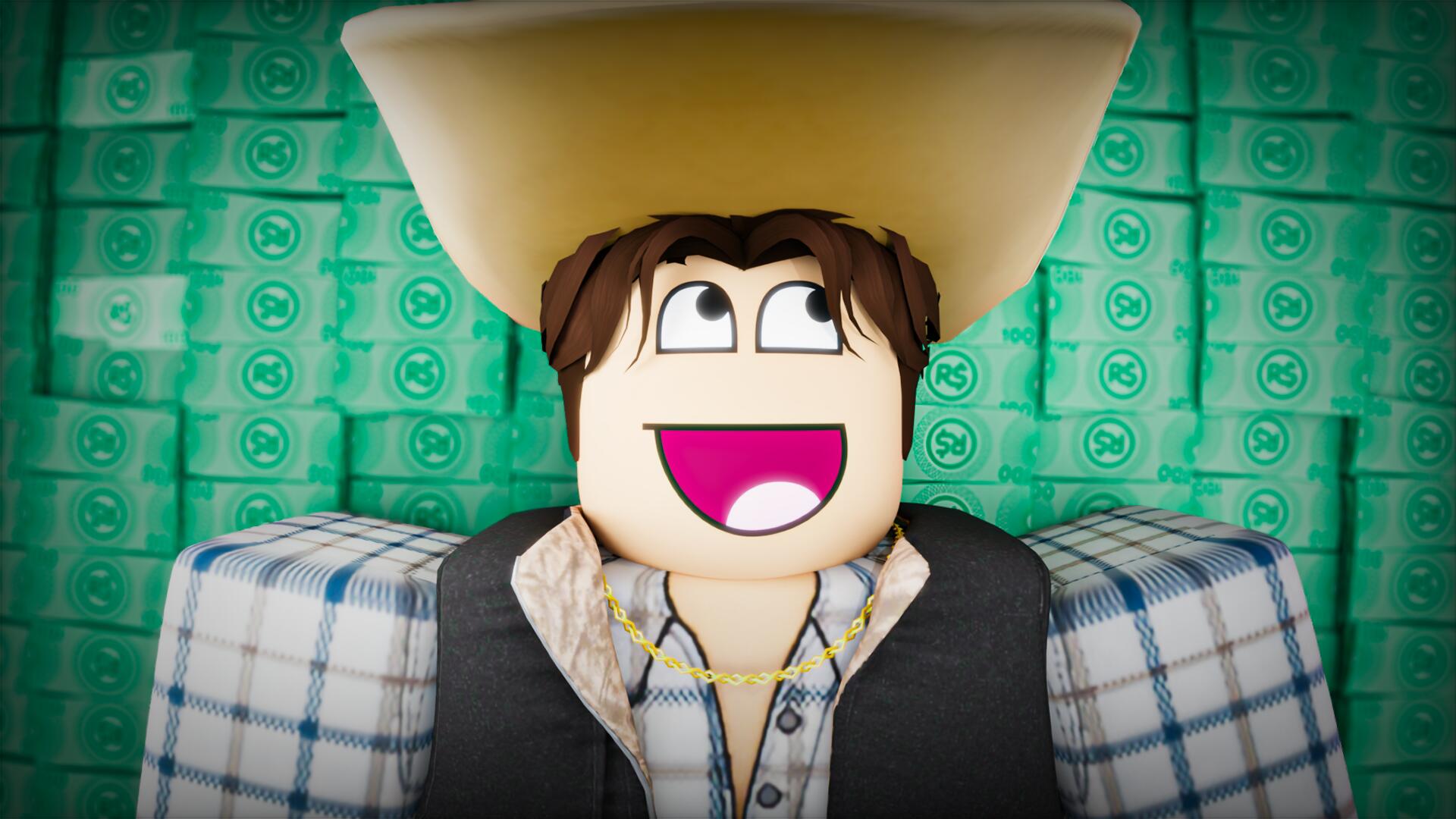 Discovery splash banner for MrBlox | MrBeast of ROBLOX Discord server