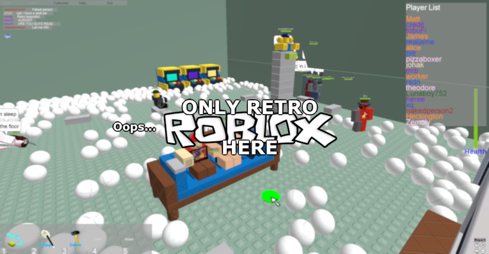 Discovery splash banner for Retro Roblox Central Discord server