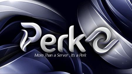 Discovery splash banner for Perk Discord server