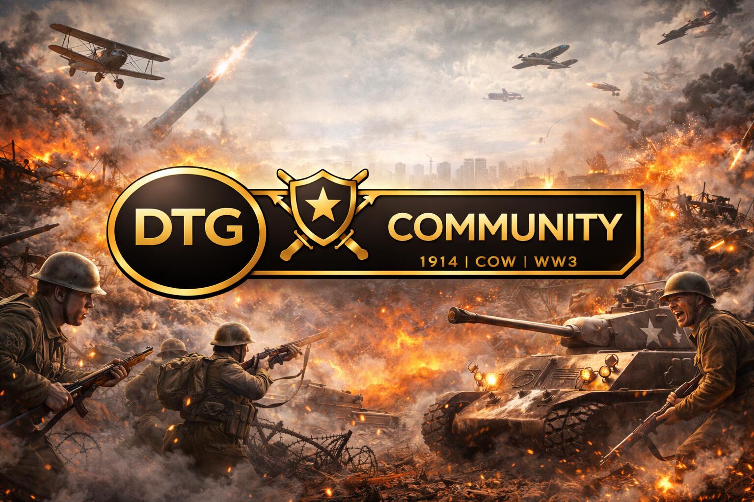 Discovery splash banner for DTG Community Discord server