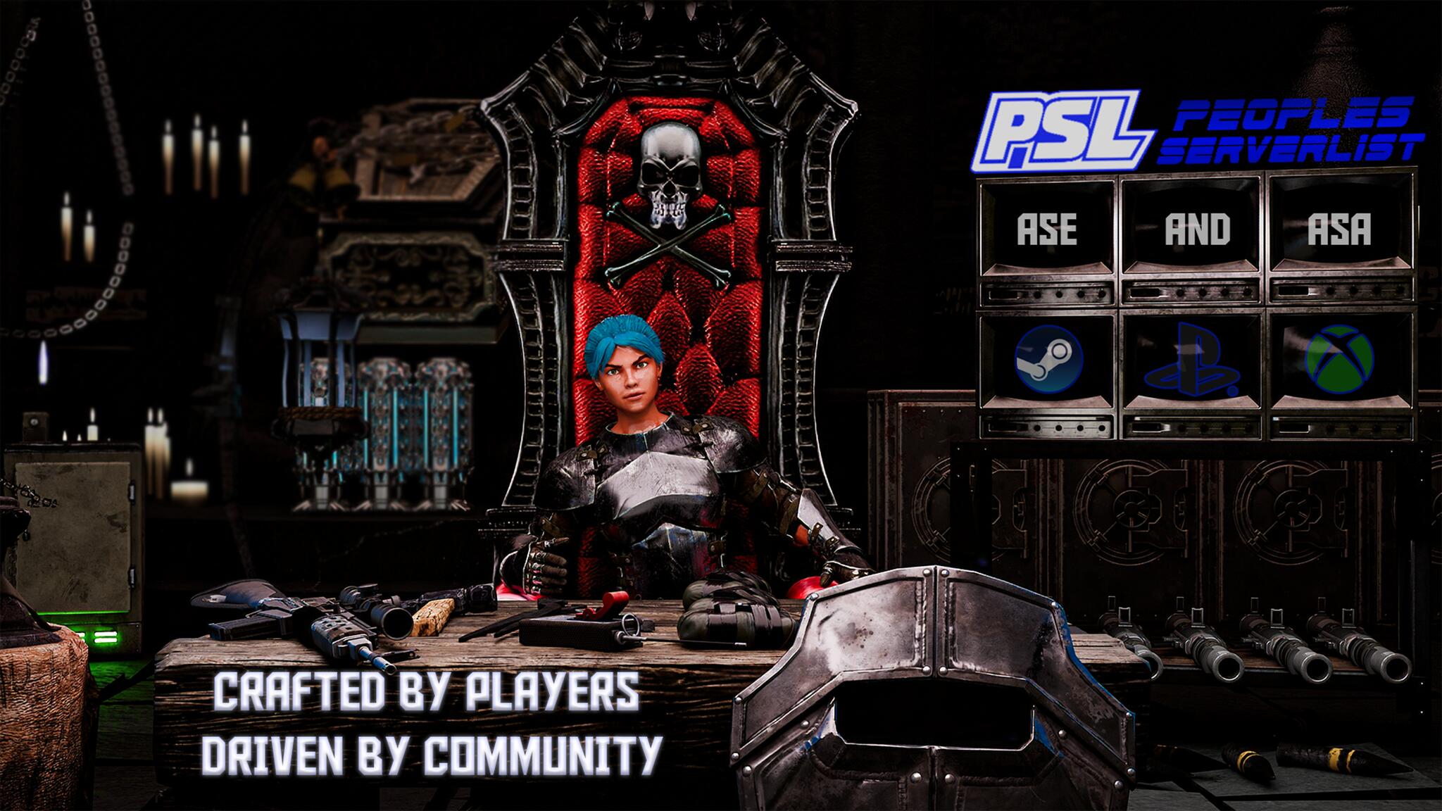 Discovery splash banner for People's Promotions Discord server