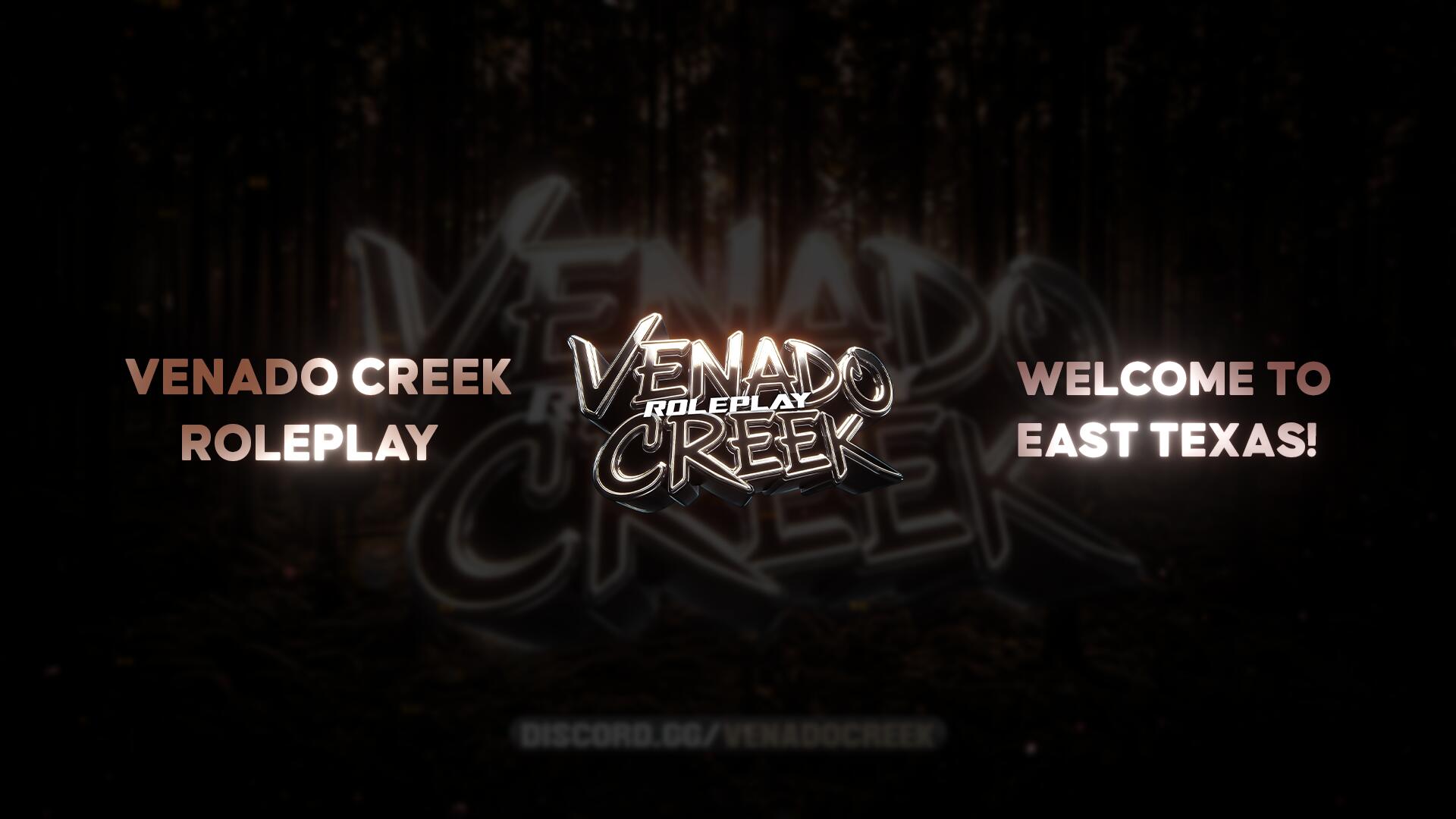 Discovery splash banner for Venado Creek Roleplay Discord server