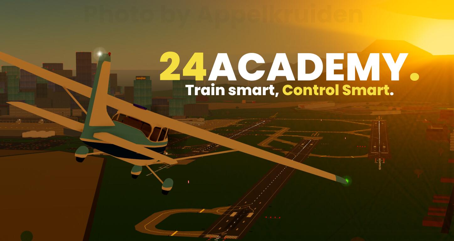 Discovery splash banner for ATC24Academy.com | #Flyingto2500 Discord server
