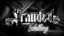 Discovery splash banner for Frauded Clothing /sweater Discord server
