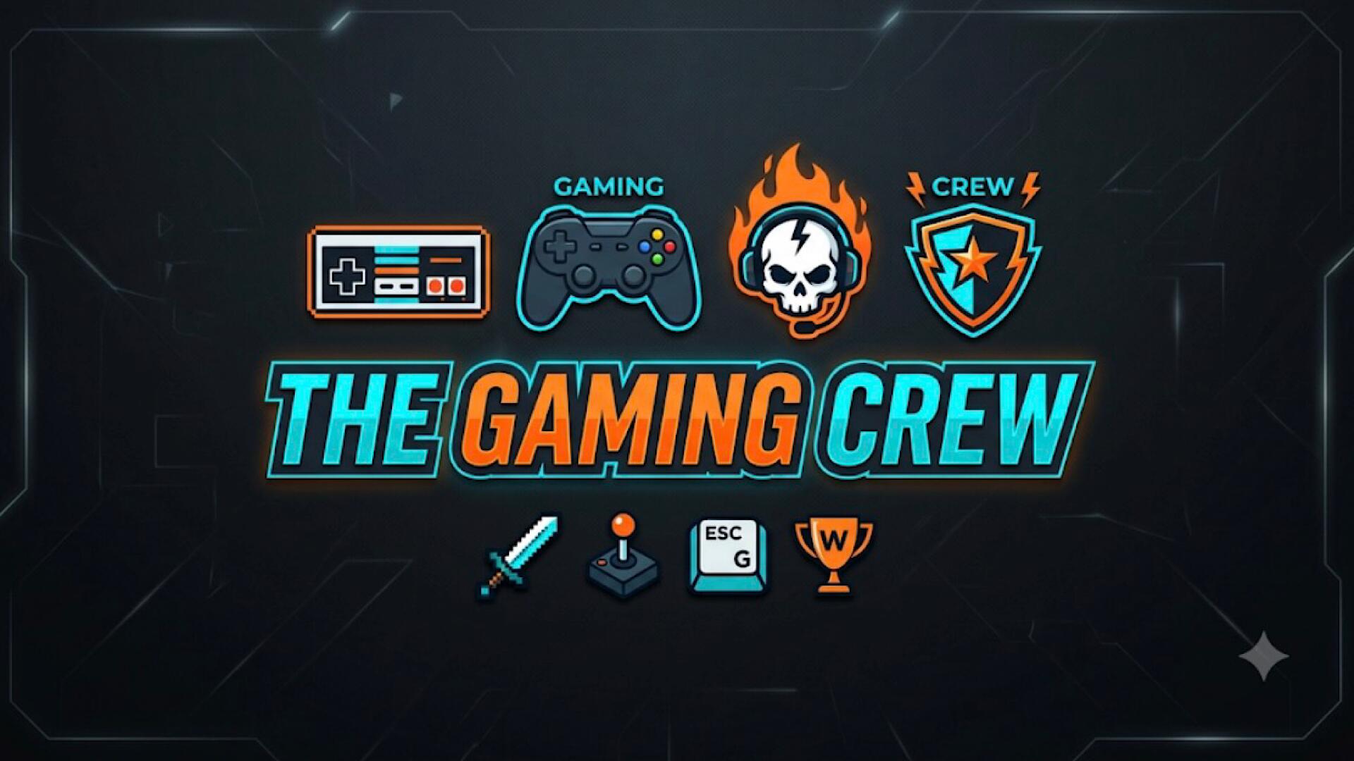 Discovery splash banner for The gaming crew Discord server