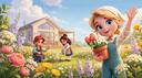 Discovery splash banner for The Cozy Florist Discord server