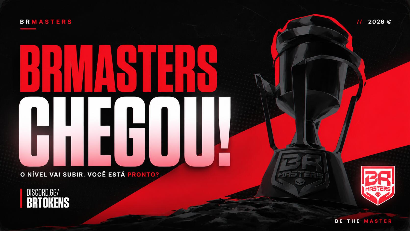 Discovery splash banner for BR TOKENS #MASTERS Discord server