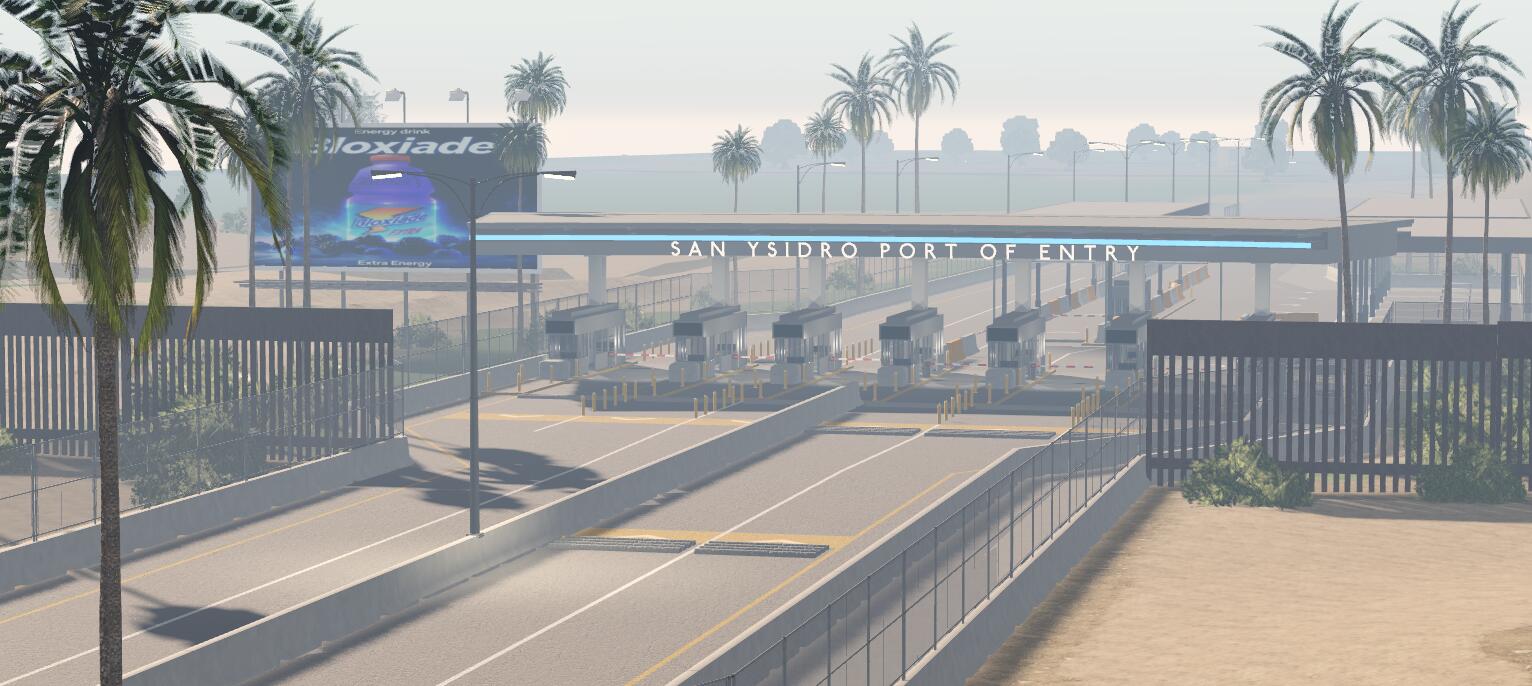 Discovery splash banner for San Diego Border Roleplay Discord server