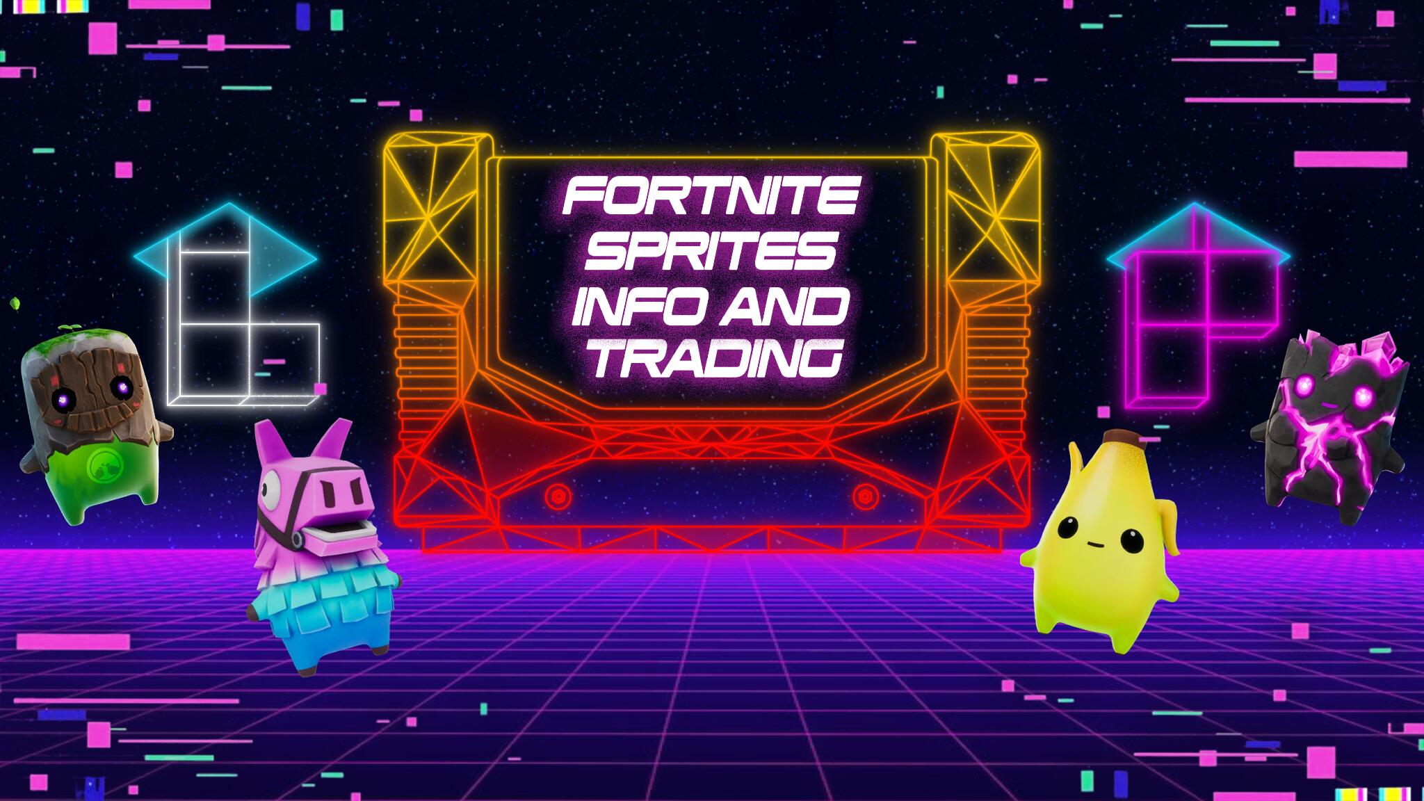 Discovery splash banner for Fortnite Sprite Info & Trading! Discord server