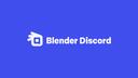 Discovery splash banner for Blender Discord Discord server