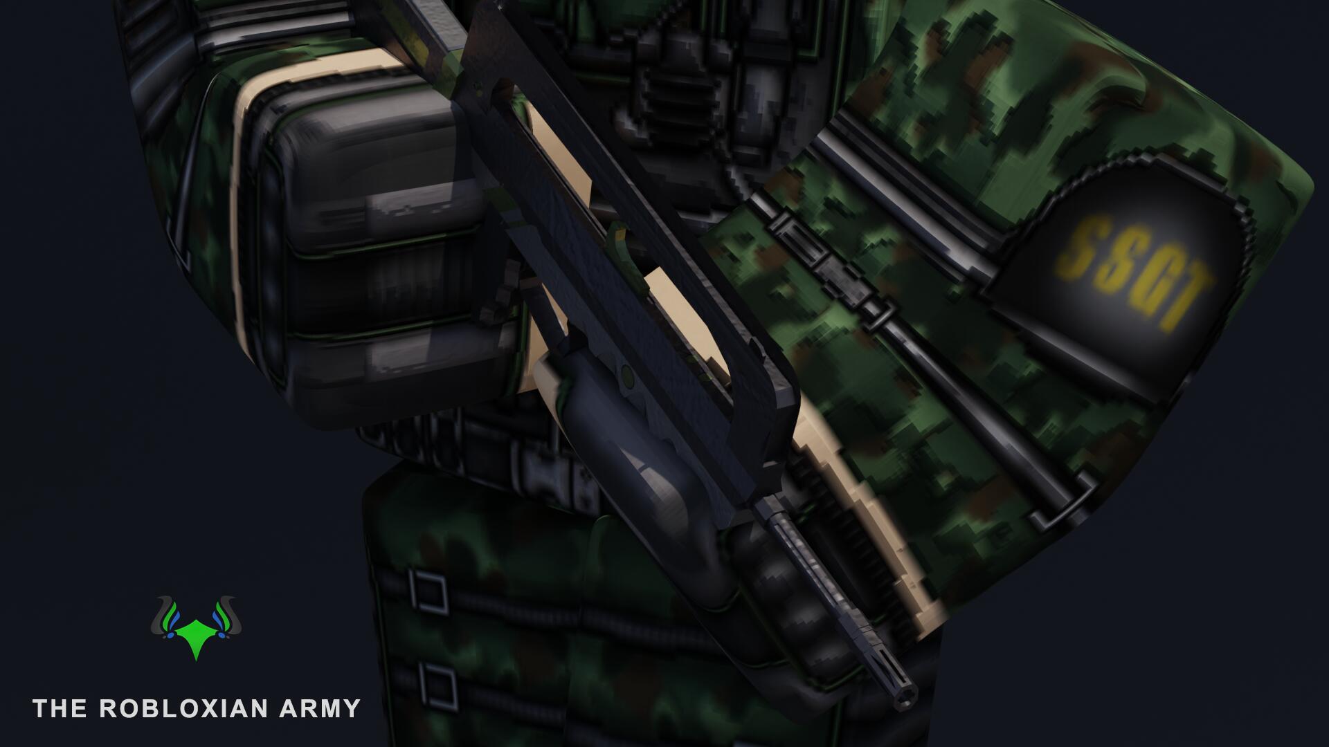 Discovery splash banner for The Robloxian Army Discord server