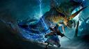 Discovery splash banner for Monster Hunter Hub Discord server