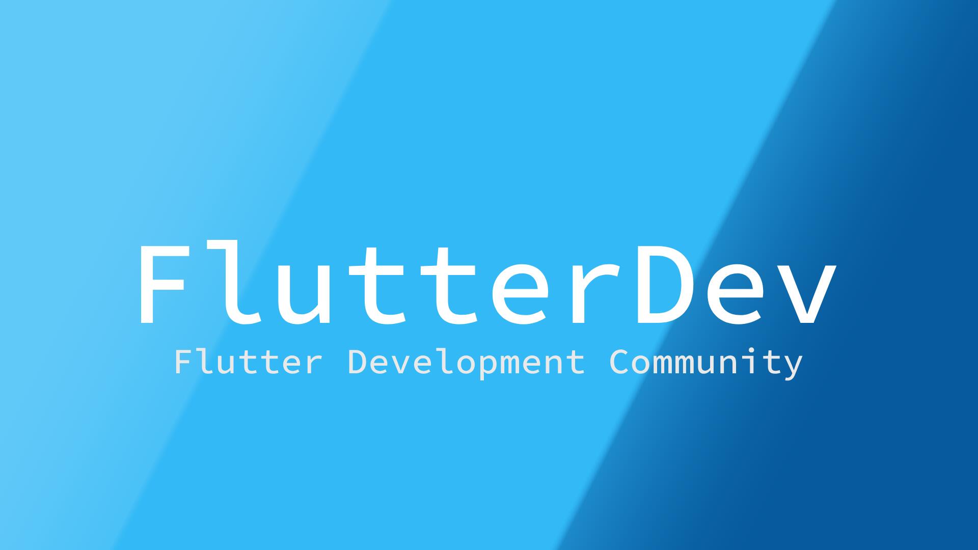 Discovery splash banner for Flutter Dev Discord server