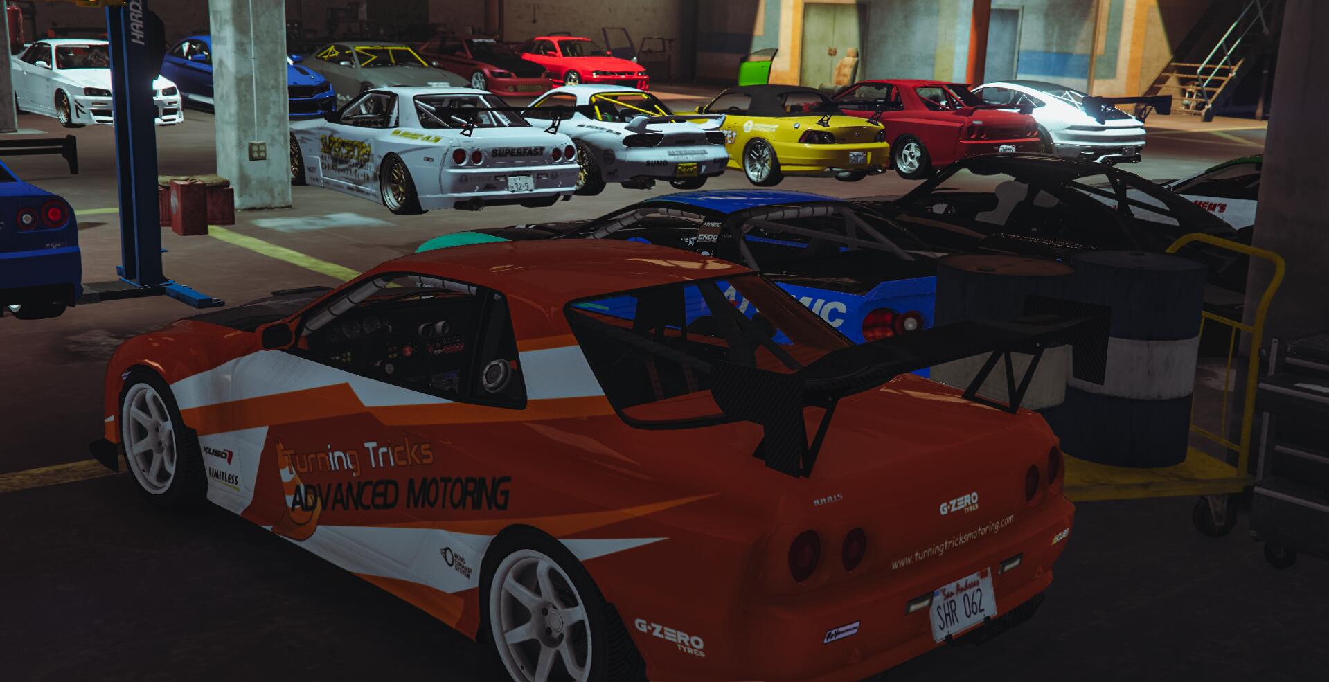 Discovery splash banner for Ydrop Motorsport Discord server