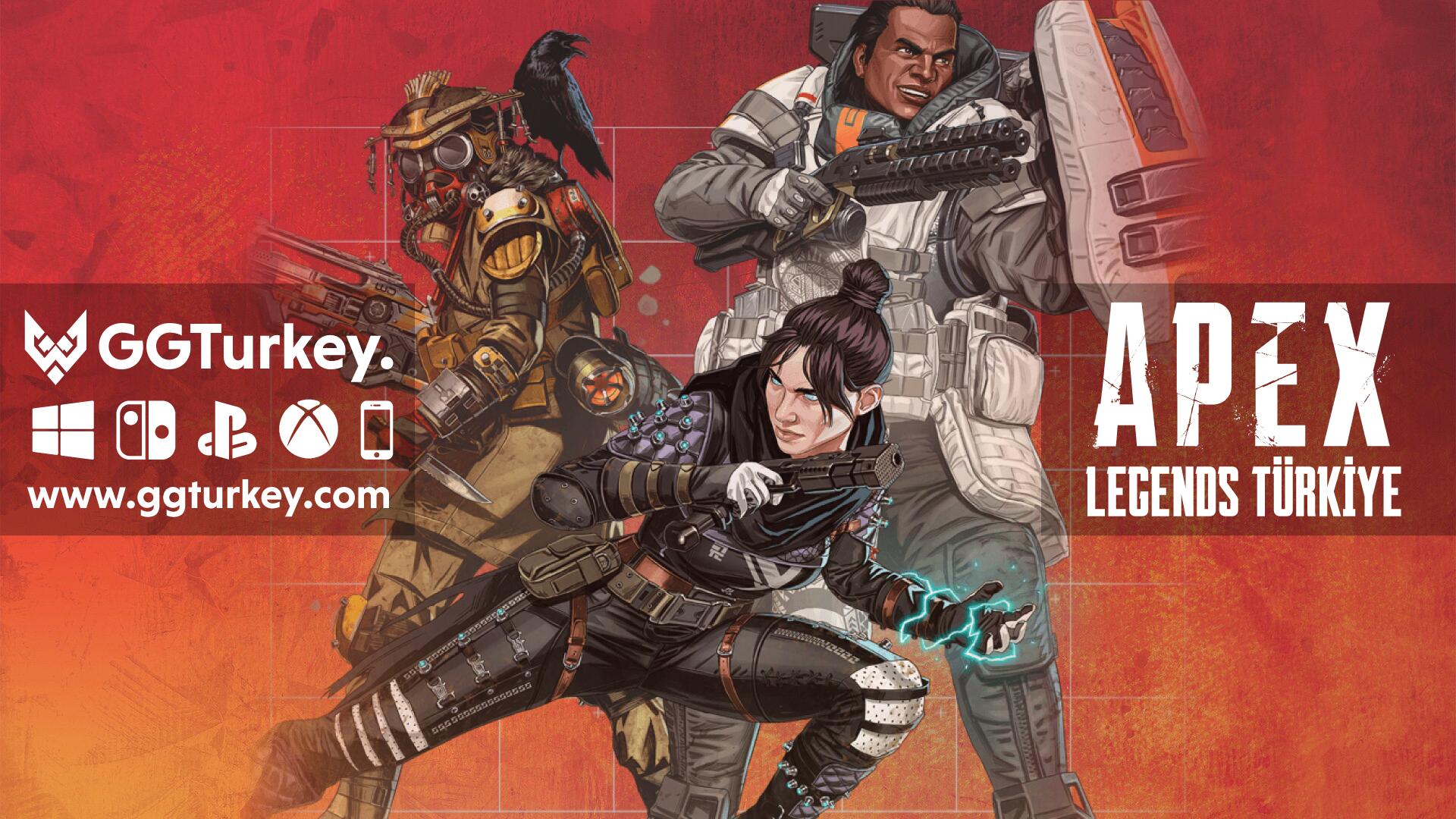 Discovery splash banner for Apex Legends Türkiye Discord server