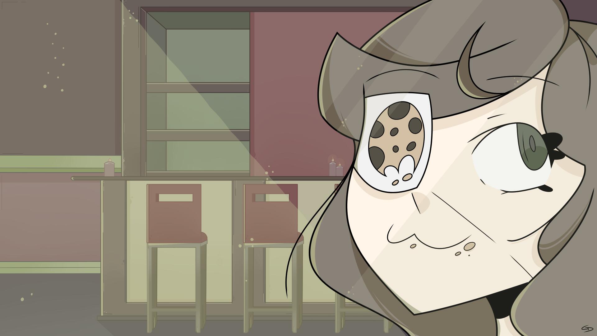 Discovery splash banner for Kamiko's Cookie Shop Discord server