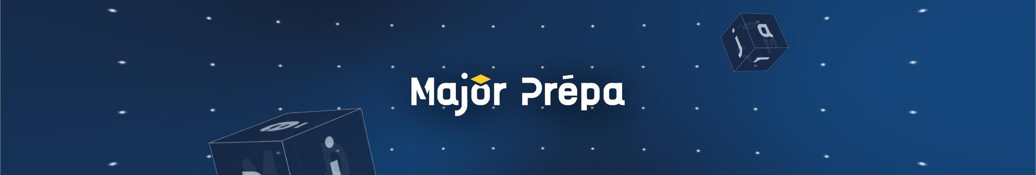 Discovery splash banner for Major Prépa Discord server