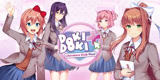 Discovery splash banner for Doki Doki Spanish Club! Discord server