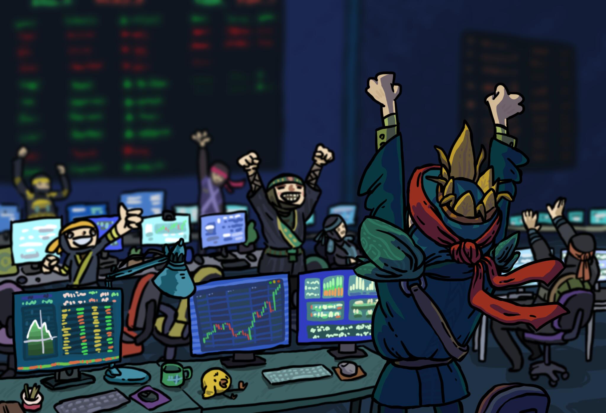 Discovery splash banner for Ninja Squad Discord server