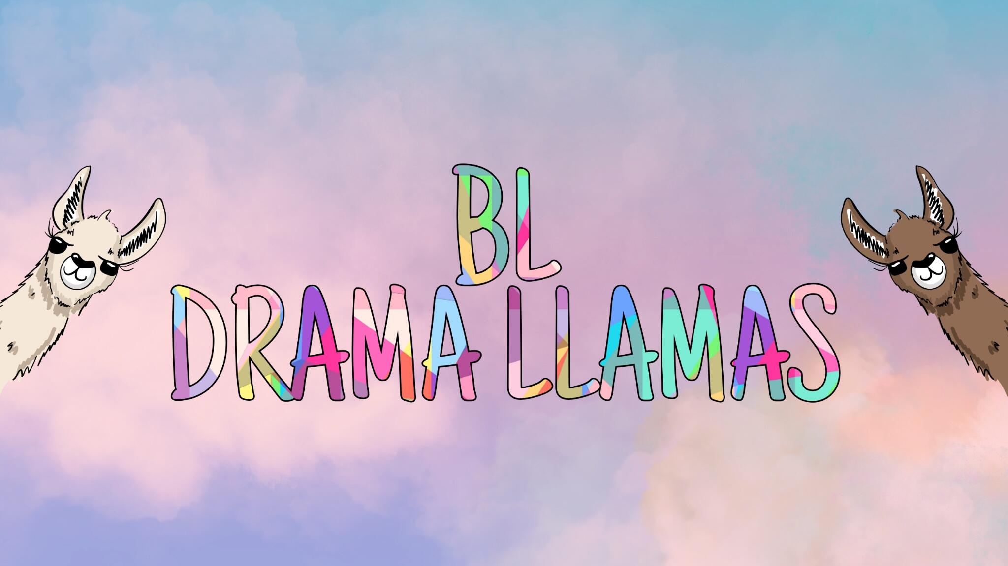 Discovery splash banner for BL Drama Llamas Discord server