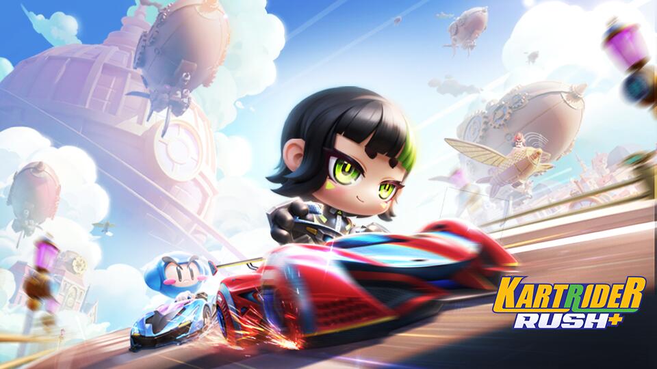 Discovery splash banner for KartRider Rush+ Discord server