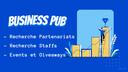 Discovery splash banner for 📬・Business Pub™ | Recrute Discord server