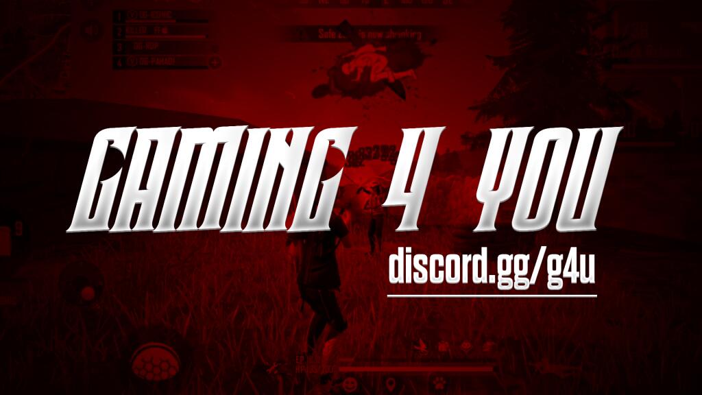 Discovery splash banner for GAMING4YOU🇮🇳 Discord server