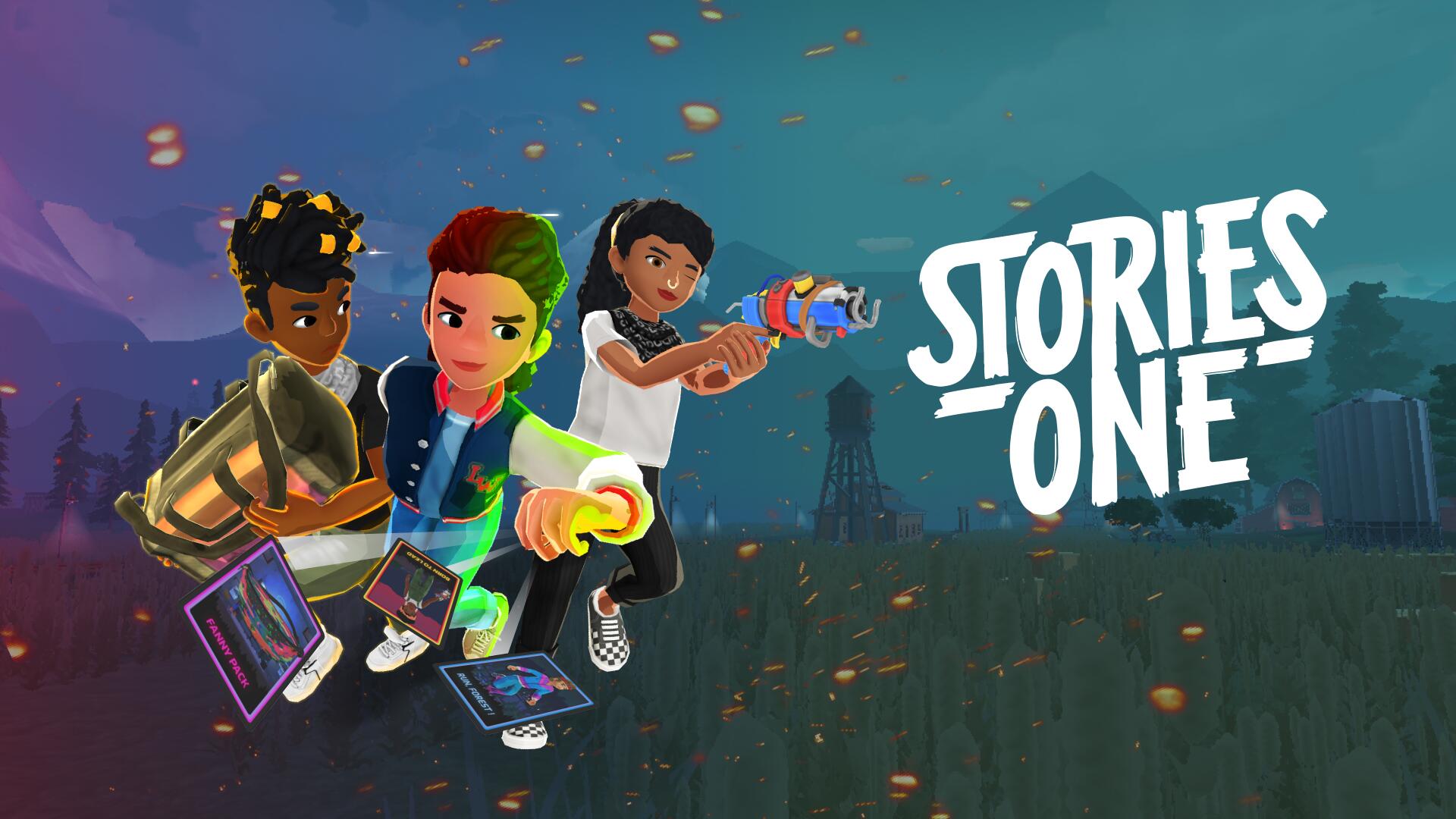 Discovery splash banner for Stories One Discord server