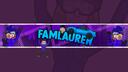 Discovery splash banner for FamLauren's Gang Discord server