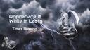 Discovery splash banner for Time's Passing Discord server