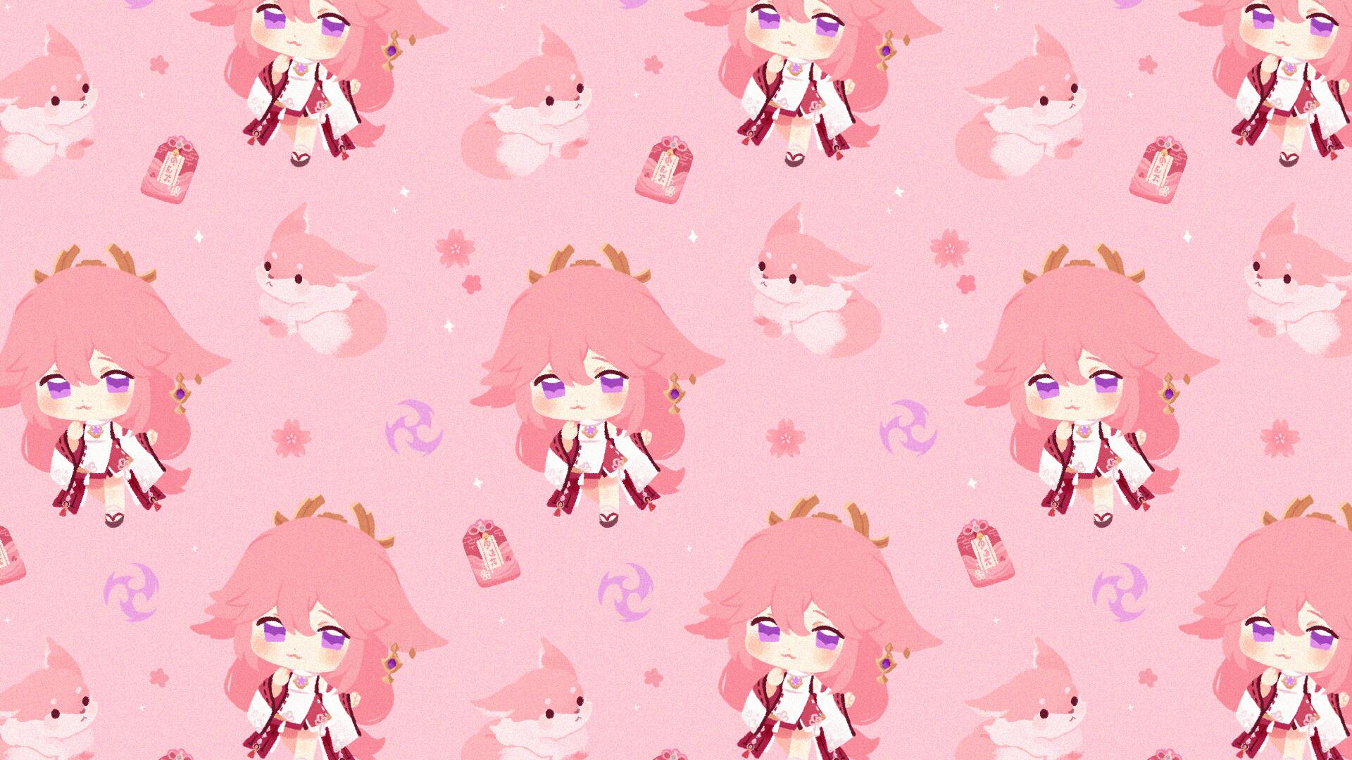 Discovery splash banner for Yae Mains ❀ Hoyoverse Discord server