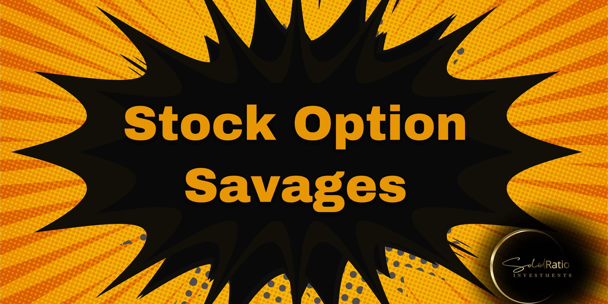 Discovery splash banner for Stock Option Savages Trading Community Discord server