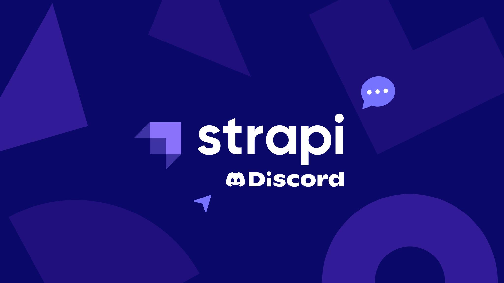 Discovery splash banner for Strapi Community Discord server