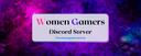Discovery splash banner for Women Gamers Discord server