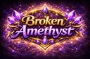 Discovery splash banner for Broken Amethyst Discord server