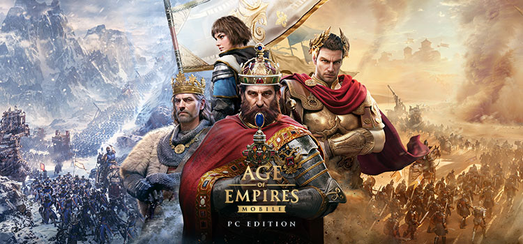 Discovery splash banner for Age of Empires Mobile Discord server
