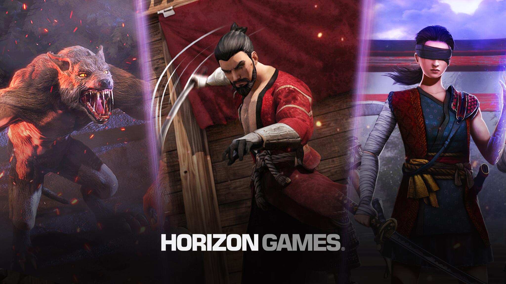 Discovery splash banner for Horizon Games Discord server