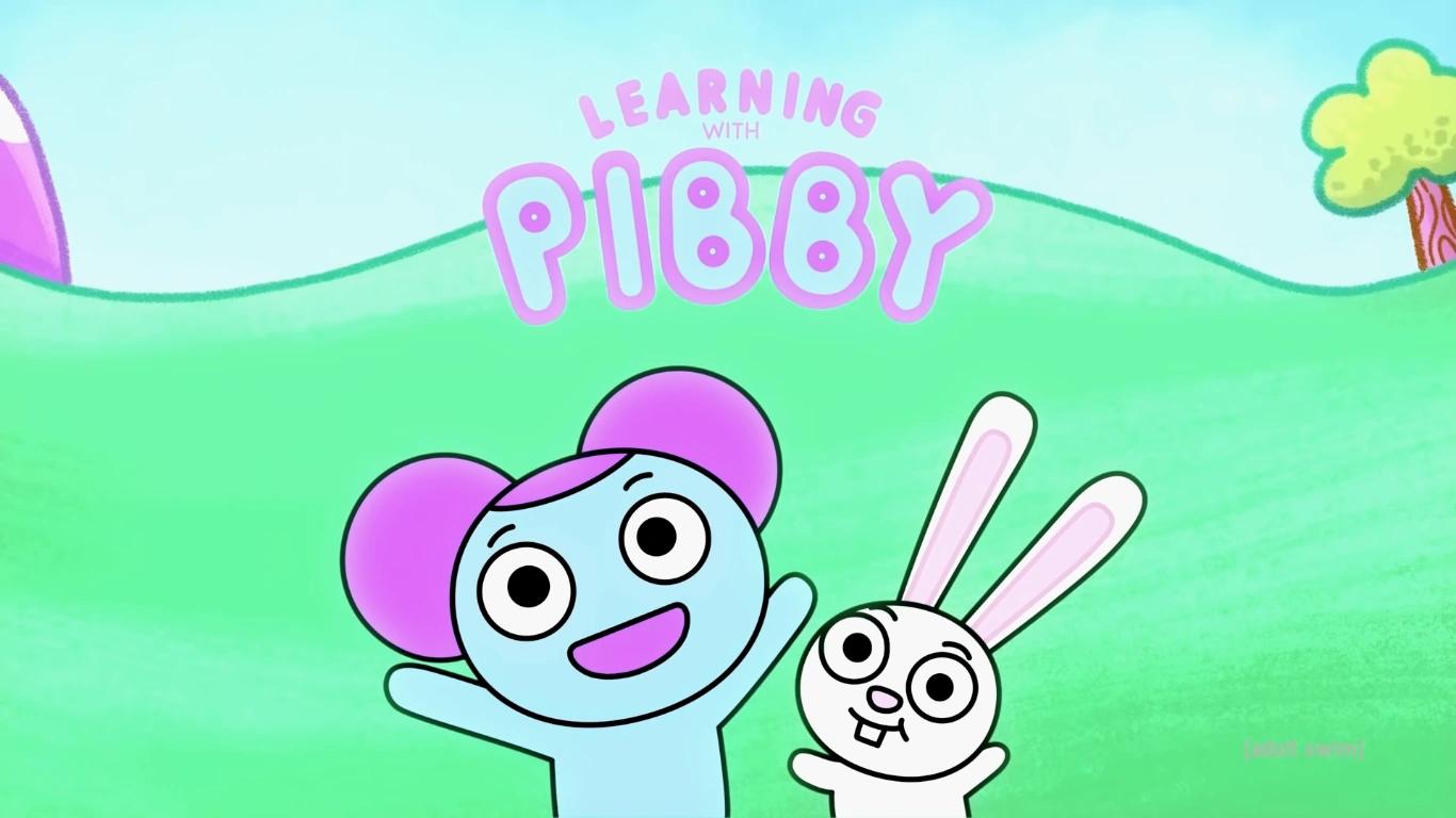 Discovery splash banner for Learning with Pibby Discord server
