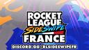 Discovery splash banner for Rocket League Sideswipe France Discord server