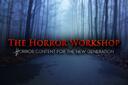 Discovery splash banner for The Horror Workshop Discord server
