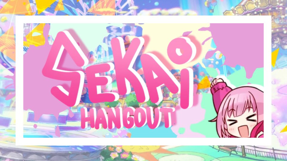 Discovery splash banner for Sekai Hangout! Discord server