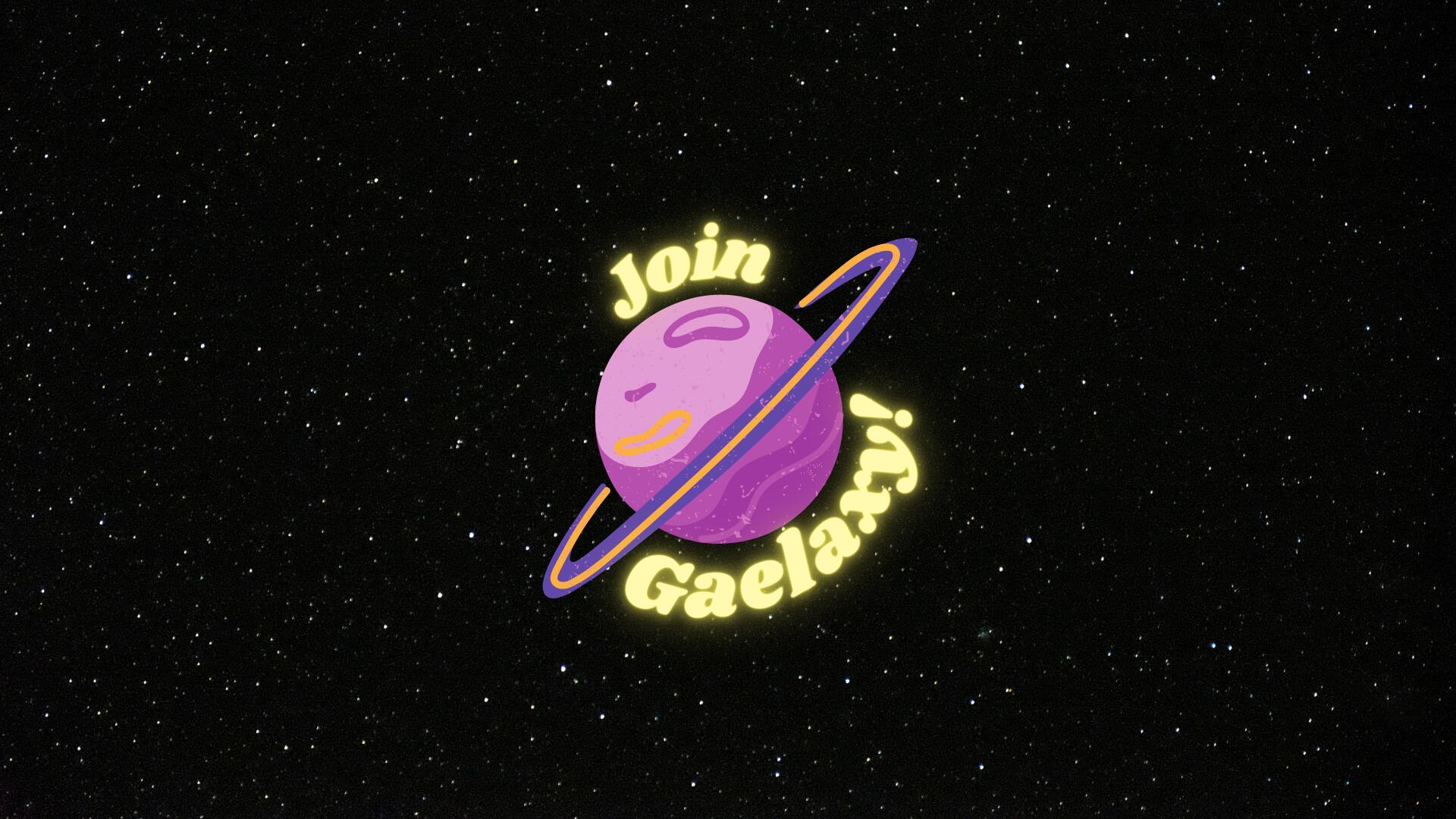 Discovery splash banner for GAELAXY Discord server